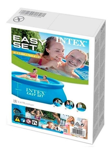 Piscina Inflável redonda Intex Easy Set 28101 de 183cm x 51cm 886L azul