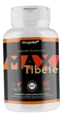 Max Tibete Natural 60 Capsulas Sabor Sem Sabor