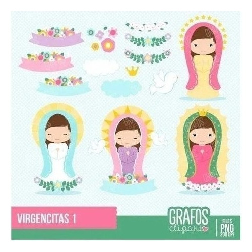 Kit Imprimible De Virgencitas