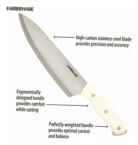 Farberware Edgekeeper Juego De Bloques De Cuchillos Con