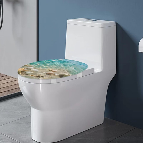 Funda De Asiento Flashideas Para Tapa De Inodoro Felpa Suave Color