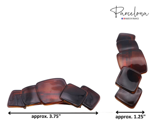 Parcelona - Pasador De Pelo Automático Con Forma De Cubeta F