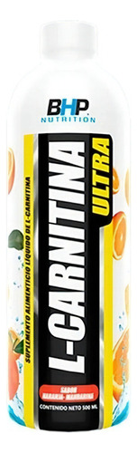 Carnitina Bhp Ultra L-carnitina Liquida Ultra 500 Ml Sabor nanraja-mandarina