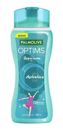 Shampoo Palmolive Optims 2 En 1 Reparación Auténtica 680 Ml