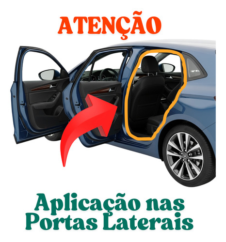 Kit 4 Portas Borracha Tiggo 5x Chery Vedação Qualidade