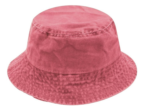 Gorro Bucket Hat Algodon Prelavado Colores Varios