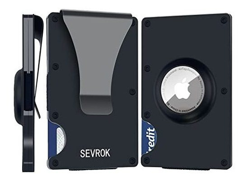 Sevrok Minimalist Wallet For Hombres With Money Clip, 3k7k3