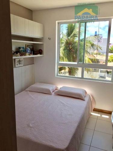 Imagem 3 de 15 de Apartamento Mobiliado À Venda - Praia De Areia Dourada - Cabedelo - Pb - Ap1187