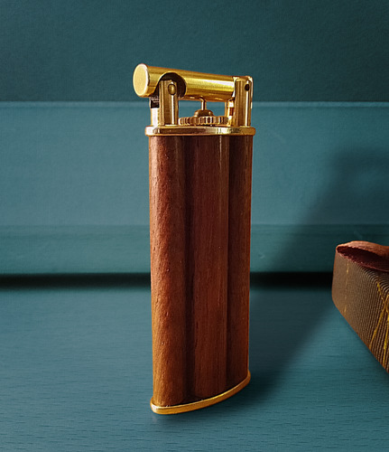 Encendedor Antiguo Lift Arm (bambú) 1970's Impecable