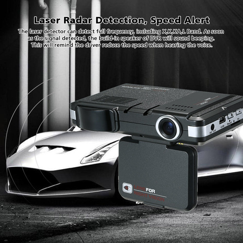 Detector De Radares De Velocidad Con Cámara Dvr 720p