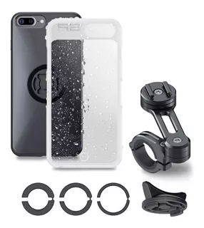 Kit Sp Soporte Celular Moto P/ Manubrio Funda iPhone 8 Plus