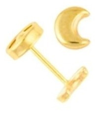 Abridores De Oro 18 K Eco Ch Modelo Luna Art 778