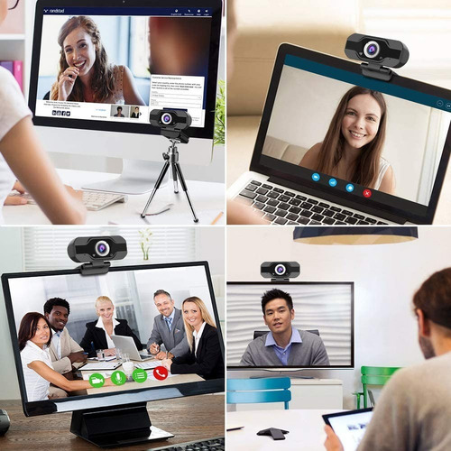 Imagen 2 de 10 de Webcam Camara Web Para Pc Usb Full Hd 1080p Con Microfono