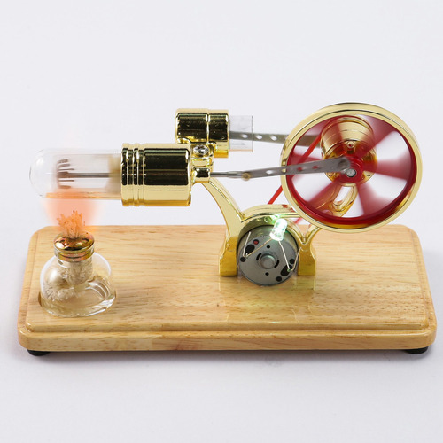 Modelo De Motor Generador Física Científica Experimento Cien