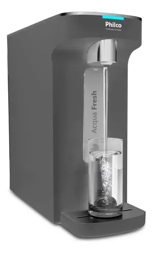 Purificador De Água Natural E Gelada Philco Ppu12c Cinza Bivolt