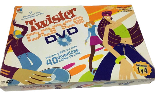 Juego De Mesa Twister Dvd De Hasbro (Usado)