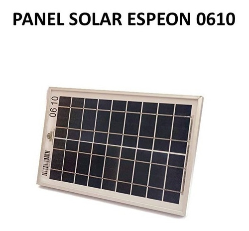 Panel Solar Multifuncion Es-0610