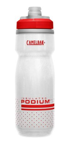 Garrafa Camelbak Podium Chill 620ml Fiery Red White