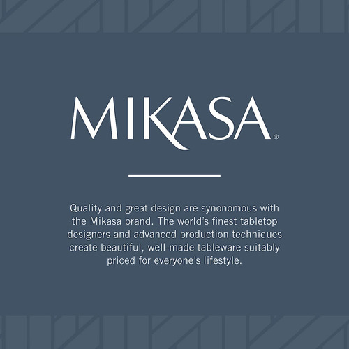 Mikasa Satin Loft Juego De 65 Cubiertos De Acero Inoxidab...
