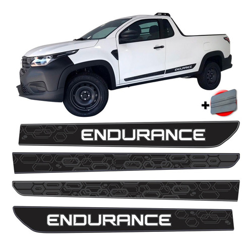 Kit Adesivo Faixa Fiat Strada Endurance 2021 2022