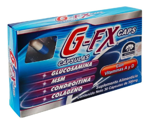 G-fx Caps Caja Con 60 Capsulas De 50mg Sabor Sin Sabor