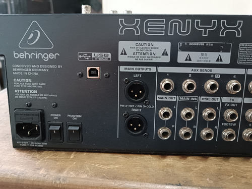 Mezcladora Beringher 2442usb (Usado)