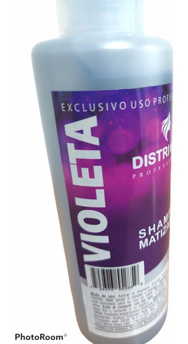 Imagen 3 de 8 de Shampoo Matizador Violeta Distriwil Professional X250ml