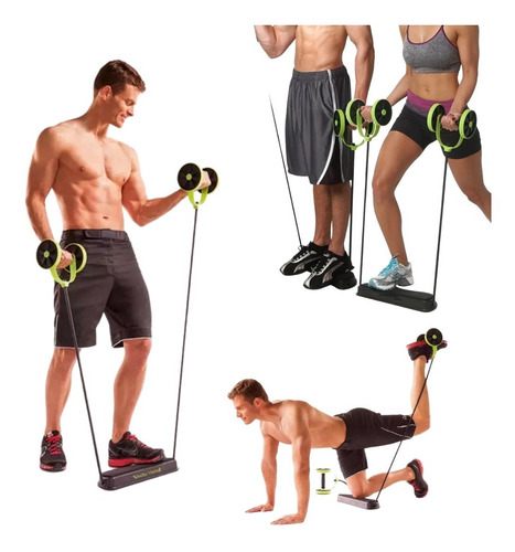 Imagen 4 de 9 de Strongym X44 Rueda Abdominal C/ Banda Elást. Multifuncional