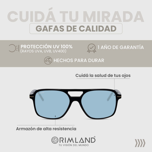 Gafas De Sol Lentes De Sol Rimland Arizona Azul