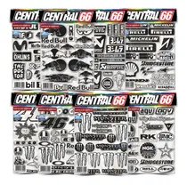 Comprar Cartela 154 Adesivos Suomy Bridstone Shell Logo Preto