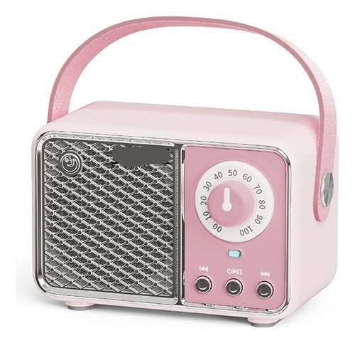 Altavoz Bluetooth Retro Con Subwoofer Inalámbrico