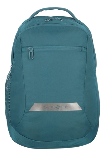 Mochila Samsonite Acceleration Harlow Color Azul Petróleo Diseño De La Tela Lisa
