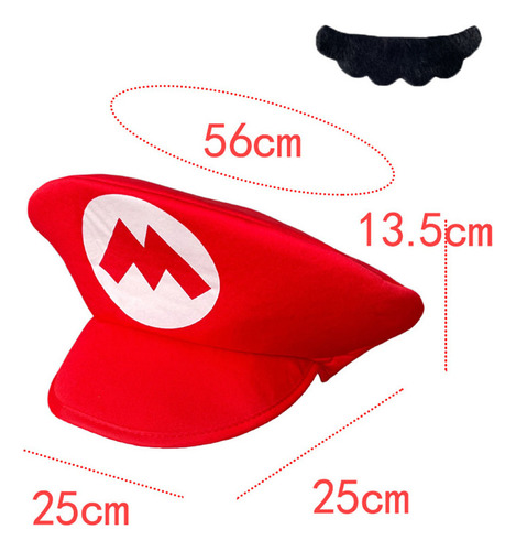 New Gorro Super Mario Bros,mario Y Luigi+bigote,gorros De