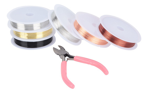 Jewelry Craft Wire 6 Pack Beading Set Brass Roll Mini