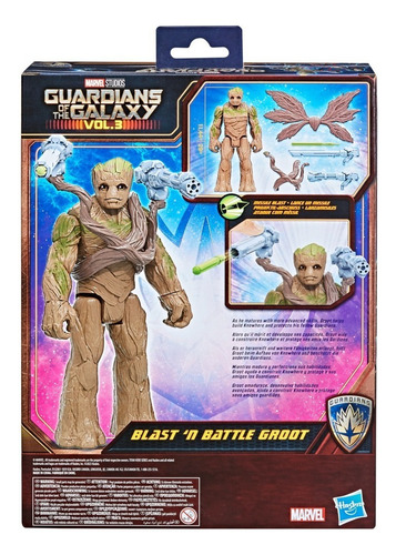 Figura Marvel Titan Hero Series Blast'n Battle Groot +3