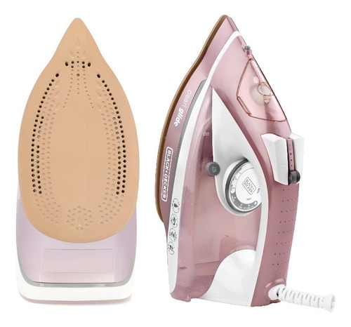 Plancha De Vapor B+d Pearl Glide - P3972 Rosa