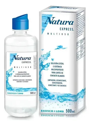 Solución Líquido Natura Express 500 Ml Lentes Contacto