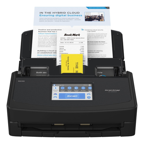 Escáner De Documentos Dúplex En Color Scansnap Ix1600 Deluxe