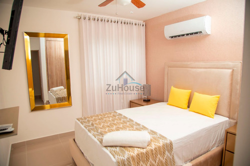 Apartamento Amueblado 3 Habitaciones Res. C/piscina Santiago Ajda04
