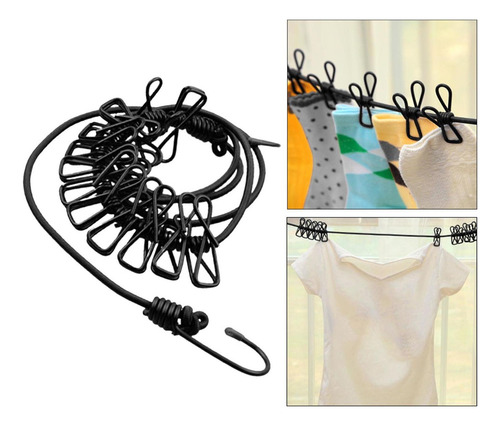 Tendedero Elástico Cordón Línea De Secado De Ropa Para.