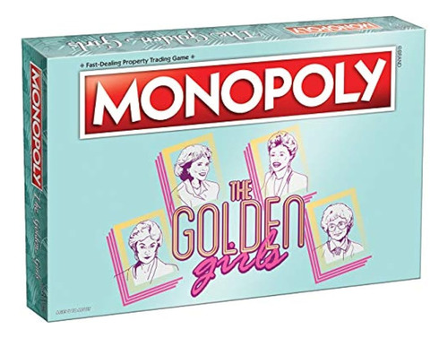 Juego De Mesa De Usaopoly The Golden Girls Monopoly