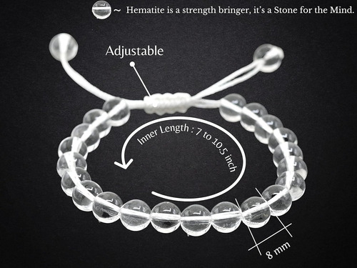 Pulsera De Cuarzo Transparente Mujeres Regalos Hombres ...