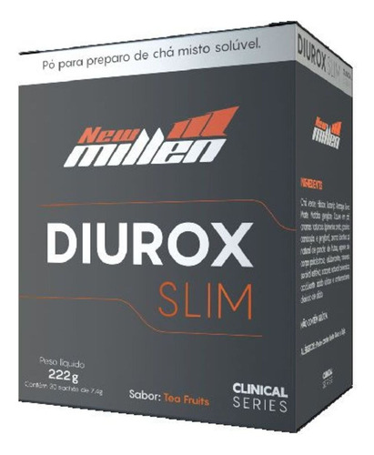 Diurox Slim - 30 Sachês - New Millen - Elimina Retenção