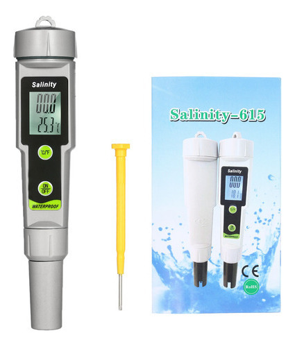 Salinômetro Impermeável Caneta De Teste De Salinidade 2 Em 1