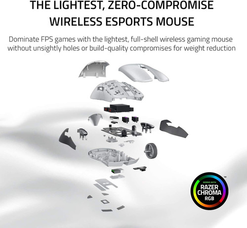 Imagen 2 de 6 de Razer Ratón Inalámbrico Para Juegos, 20000ppp, Con Base De C