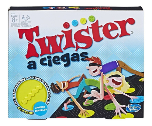 Imagen 5 de 5 de Juego De Mesa Twister A Ciegas Hasbro Niños Y Adultos 2018