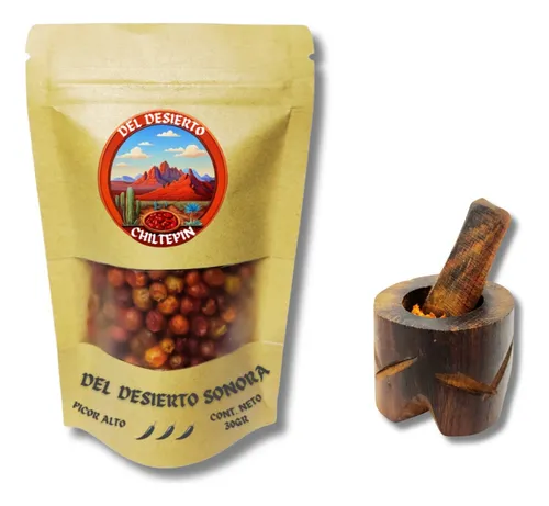 comprar Chile Chiltepin Silvestre De Monte De Sonora Con Molcajete 1