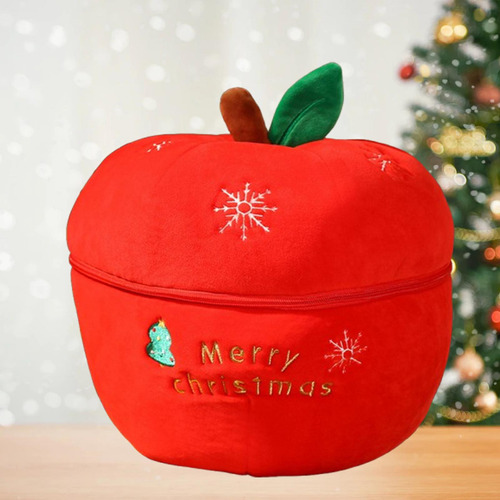 Peluche De Navidad, Animal De Peluche Navideño, Manzana L
