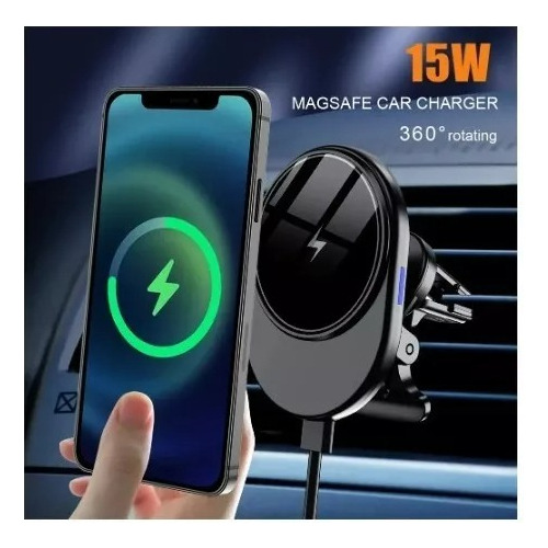 Soporte Cargador Auto Aire Magnetico 15w Compatible Magsafe