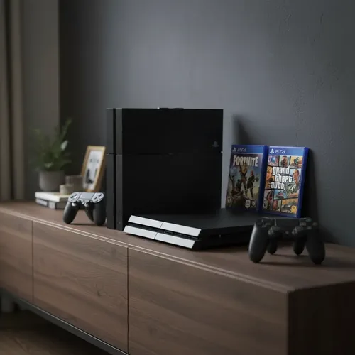 Sony Playstation 4 500gb Cor Preto Onyx + Jogos+ 2 Controles